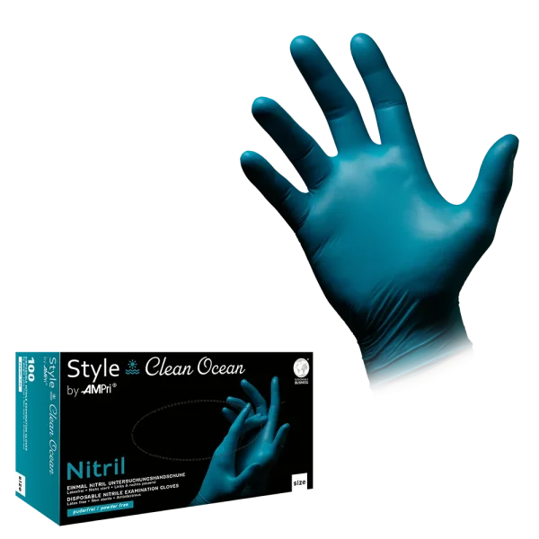 STYLE CLEAN OCEAN, Nitril-Untersuchungshandschuh