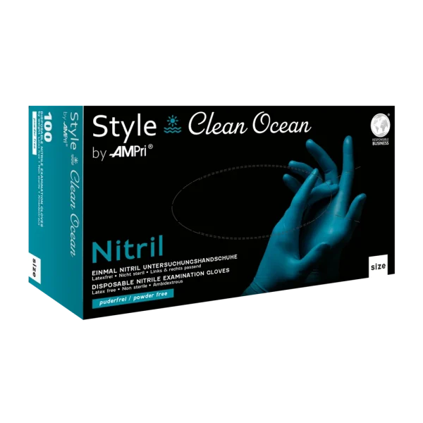 STYLE CLEAN OCEAN, Nitril-Untersuchungshandschuh