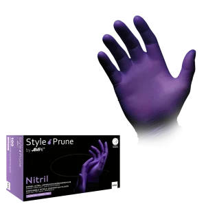STYLE PRUNE, Nitril-Untersuchungshandschuh, puderfrei, dunkellila
