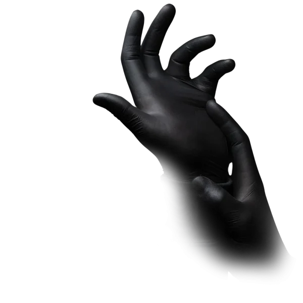 STYLE BLACK, Nitril-Untersuchungshandschuh, puderfrei, schwarz