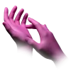 STYLE GRENADINE, Nitril-Untersuchungshandschuh, puderfrei, magenta
