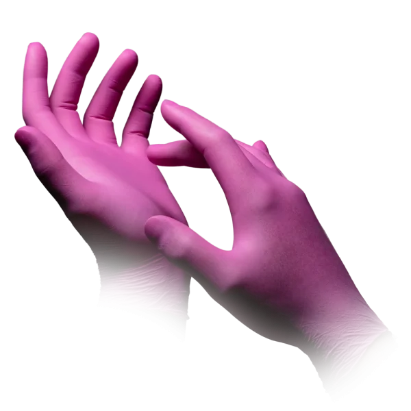 STYLE GRENADINE, Nitril-Untersuchungshandschuh, puderfrei, magenta