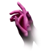STYLE GRENADINE, Nitril-Untersuchungshandschuh, puderfrei, magenta