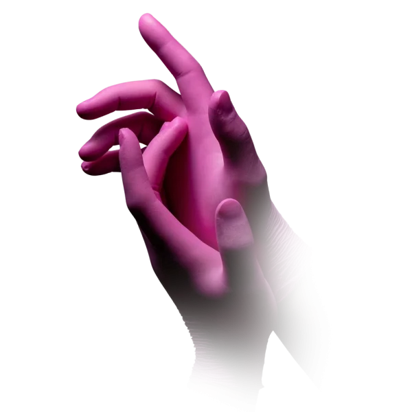 STYLE GRENADINE, Nitril-Untersuchungshandschuh, puderfrei, magenta