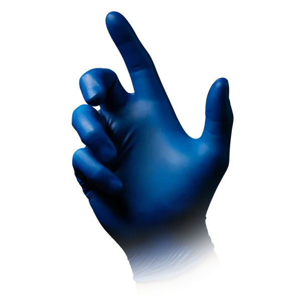 STYLE BLUEBERRY, Nitril-Untersuchungshandschuh, puderfrei, dunkelblau