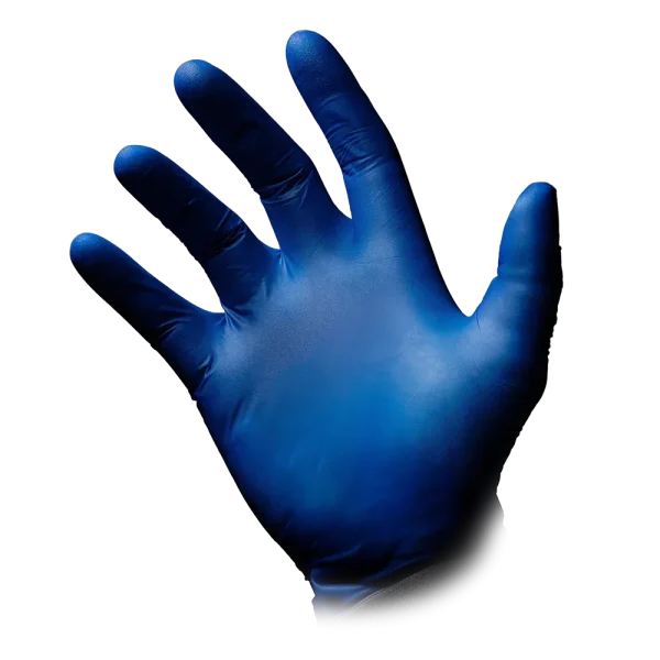 STYLE BLUEBERRY, Nitril-Untersuchungshandschuh, puderfrei, dunkelblau