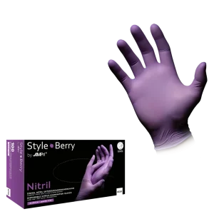 STYLE BERRY, Nitril-Untersuchungshandschuh, puderfrei, lila