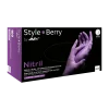 STYLE BERRY, Nitril-Untersuchungshandschuh, puderfrei, lila