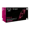 STYLE GRAPE, Nitril-Untersuchungshandschuh, puderfrei, bordeaux