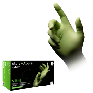STYLE APPLE, Nitril-Untersuchungshandschuh, puderfrei, apfelgrün