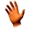 STYLE ORANGE, Nitril-Untersuchungshandschuh, puderfrei, orange