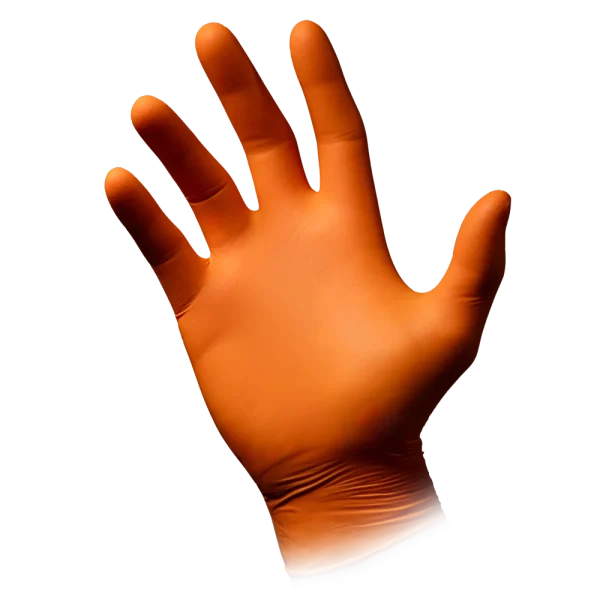 STYLE ORANGE, Nitril-Untersuchungshandschuh, puderfrei, orange