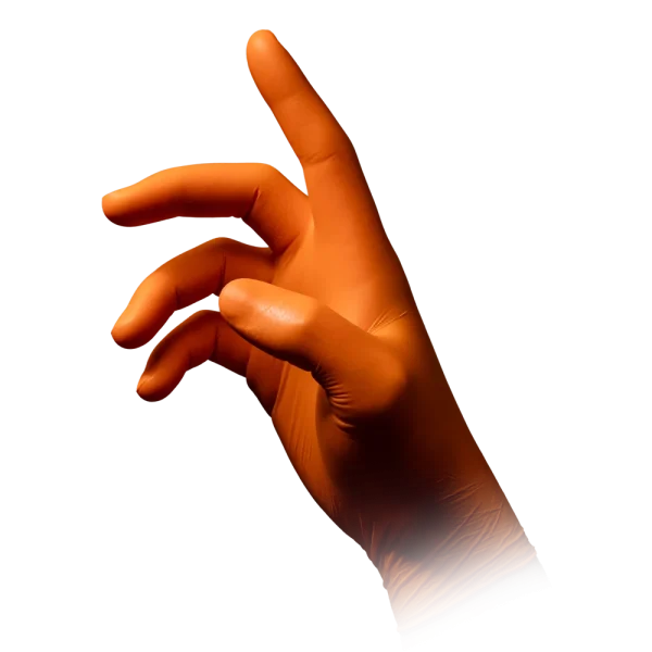 STYLE ORANGE, Nitril-Untersuchungshandschuh, puderfrei, orange