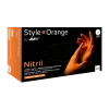 STYLE ORANGE, Nitril-Untersuchungshandschuh, puderfrei, orange