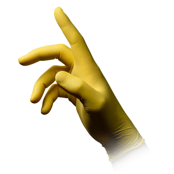 STYLE LEMON, Nitril-Untersuchungshandschuh, puderfrei, gelb