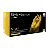STYLE LEMON, Nitril-Untersuchungshandschuh, puderfrei, gelb