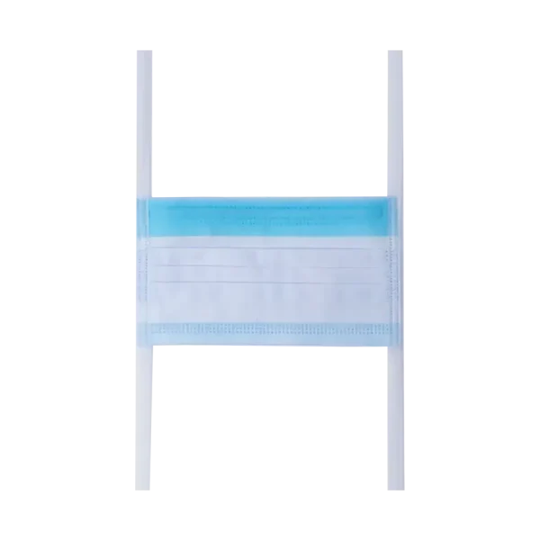 MED-COMFORT FOG STOP Mundschutz 4-lg, zum Binden, blau