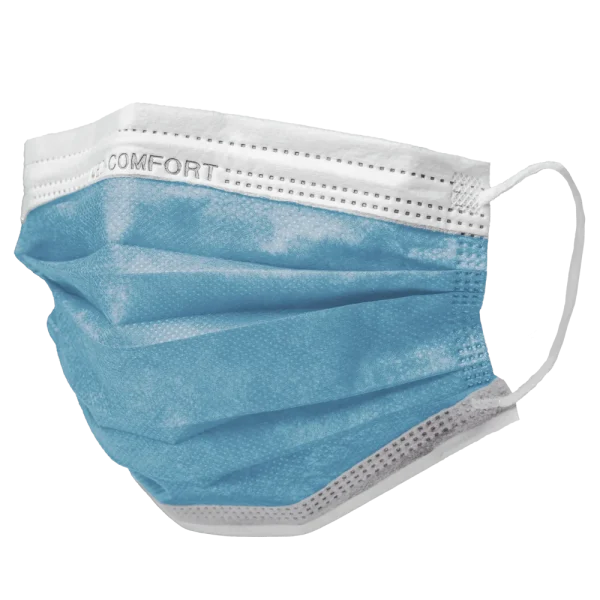 MED-COMFORT Mundschutz 3-lg. TYP IIR mit Elastikband