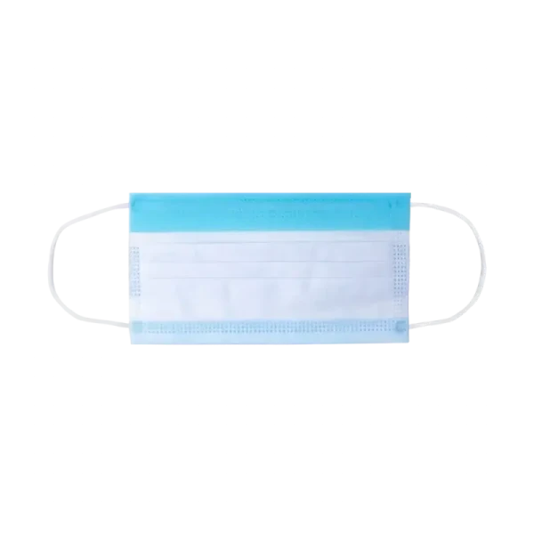 MED-COMFORT FOG STOP Mundschutz 4-lg, Elastikband, blau