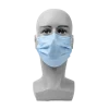 MED-COMFORT FOG STOP Mundschutz 4-lg, Elastikband, blau
