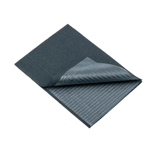 Patientenservietten Tissue/PE, ca. 330x450 mm, schwarz