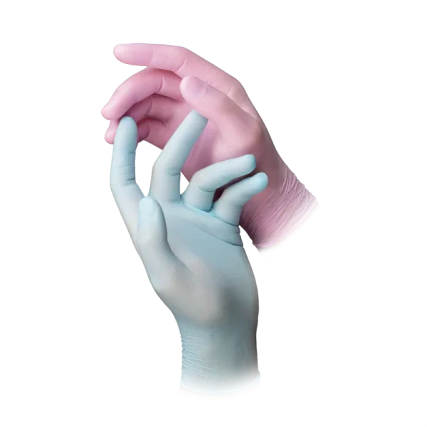 Nitrilhandschuhe, Farbenmix mint & rosa