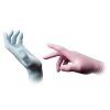 Nitrilhandschuhe, Farbenmix mint & rosa