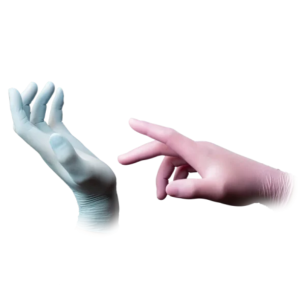 Nitrilhandschuhe, Farbenmix mint & rosa